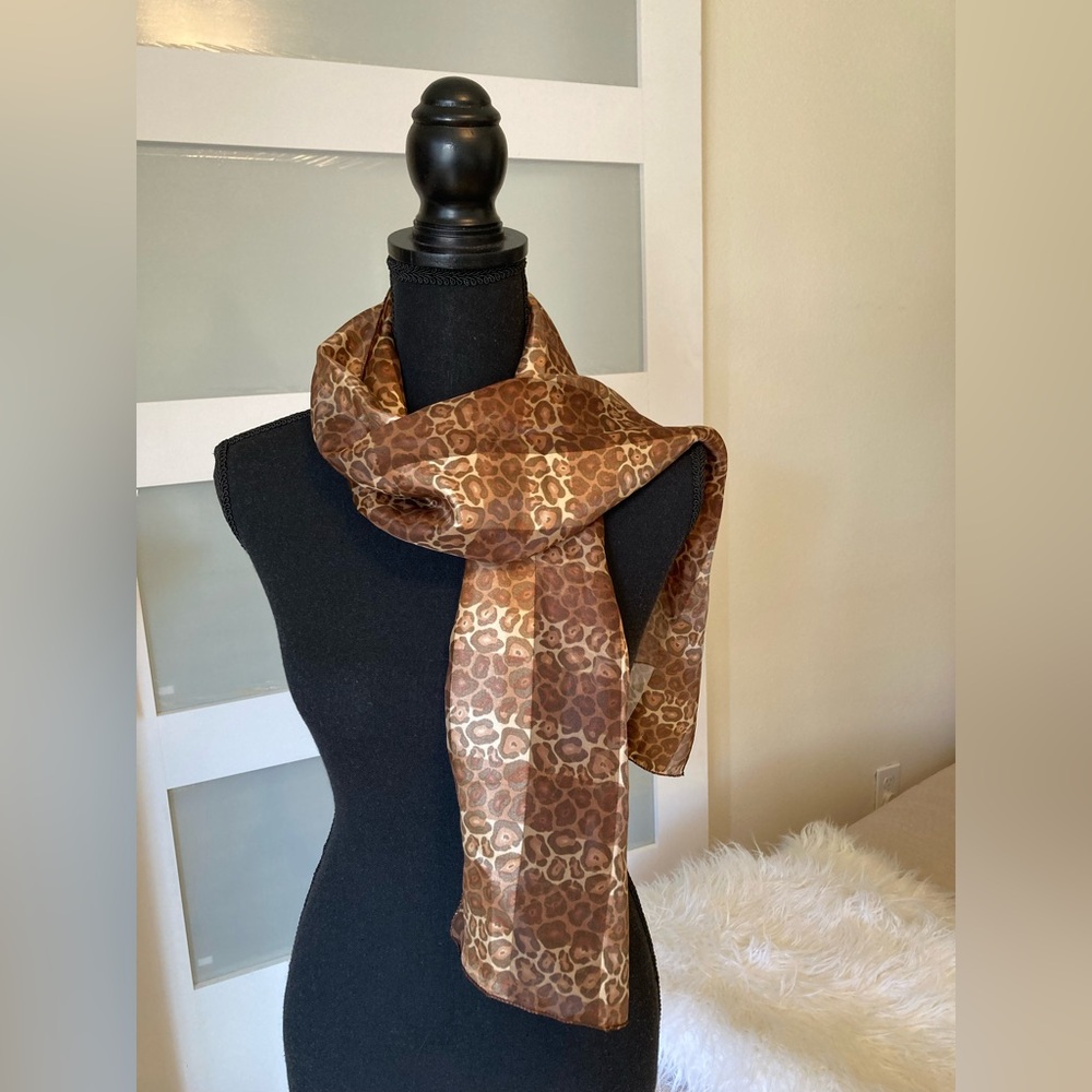 Leopard Print Scarf